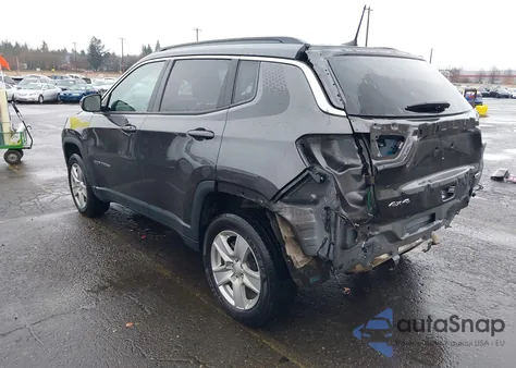 2022 Jeep Compass Latitude 4X4 from USA, damaged, VIN 3C4NJDBB3NT211986